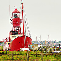 Buy canvas prints of The Tollesbury Lightship  by Peter F Hunt