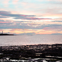 Buy canvas prints of Late evening sunset in Lossiemouth by Lloyd Fudge