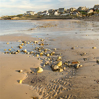Buy canvas prints of lossiemouth beach on a warm winters day by Lloyd Fudge