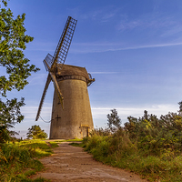 Buy canvas prints of Windmill On Bidston Hill by Steven Purcell