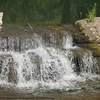 Buy canvas prints of Small Waterfall by Pics by Jody Adams