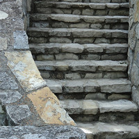 Buy canvas prints of The Stone Steps by Pics by Jody Adams