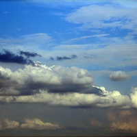 Buy canvas prints of Blue Clouds by Pics by Jody Adams