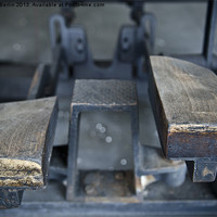 Buy canvas prints of Antique Foot Pedals by Jessica Berlin