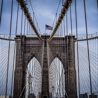 Buy canvas prints of  Brooklyn Bridge by Tim Finch