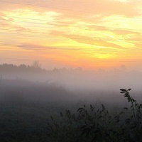Buy canvas prints of Misty Sunrise Solitude by Colin Richards