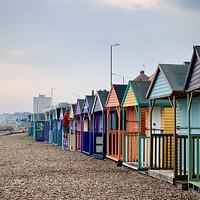 Buy canvas prints of Beach huts by Colin Richards