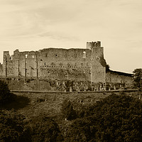 Buy canvas prints of Richmond Castle Ruins  by Susan Mundell