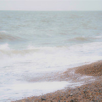 Buy canvas prints of Waves along the shore by Gemma Shipley