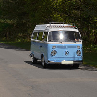Buy canvas prints of Classic VW Campervan by Gemma Shipley