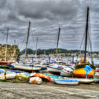 Buy canvas prints of Boats Just Hanging Around by Michael Braham