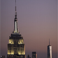 Buy canvas prints of Empire State Building  by Peter Lennon