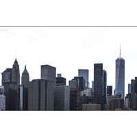 Buy canvas prints of Manhattan Skyline by Peter Lennon