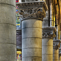 Buy canvas prints of Cathedral Pillars by Peter Lennon
