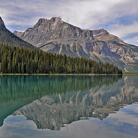 Buy canvas prints of Emerald Lake, British Columbia by Peter Lennon
