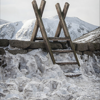 Buy canvas prints of  The Stile by Peter Lennon