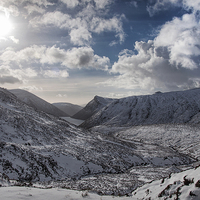 Buy canvas prints of  Magnificent Mournes by Peter Lennon