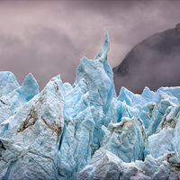 Buy canvas prints of Glacier Bay Blue by Peter Lennon