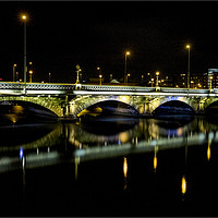Buy canvas prints of Albert Bridge, Belfast (2) by Peter Lennon