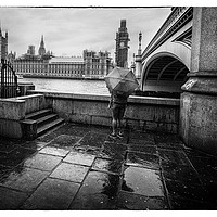 Buy canvas prints of Waiting in the rain by Peter Lennon