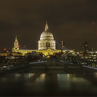 Buy canvas prints of St Pauls Cathedral by Peter Lennon