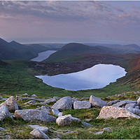Buy canvas prints of Loughshannagh & Silent Valley by Peter Lennon