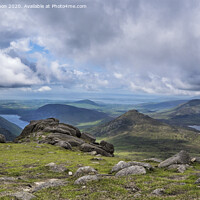 Buy canvas prints of Bearnagh View by Peter Lennon