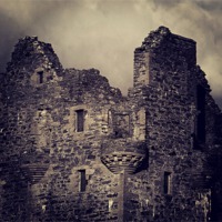 Buy canvas prints of Scalloway Castle, Shetland. by Anne Macdonald