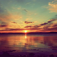 Buy canvas prints of Stunning Shetland Sunset by Anne Macdonald
