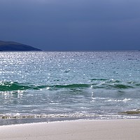 Buy canvas prints of Meal Beach, Burra, Shetland No. 1 by Anne Macdonald
