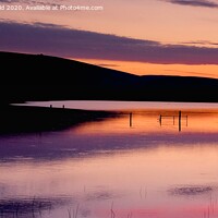 Buy canvas prints of Loch Near Ness of Burgi, Scatness, Virkie, Shetland. by Anne Macdonald