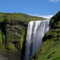 Buy canvas prints of Skógafoss waterfall Iceland by Kay Gorzko