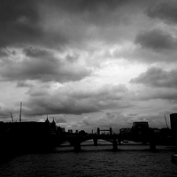 Buy canvas prints of  London's Sillouhete by Georgie Lilly