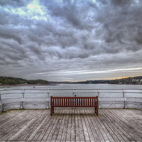 Buy canvas prints of  View From The Pier by Jon Lingwood
