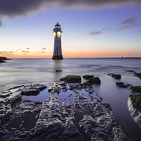 Buy canvas prints of Sun Down Over Perch Rock by Jon Lingwood