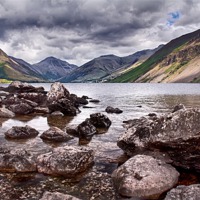 Buy canvas prints of A WastWater Spot of Blue by Ray Nelson