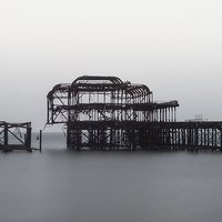 Buy canvas prints of  Brighton West Pier No.3 by Ray Nelson