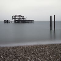 Buy canvas prints of  Brighton West Pier No.4 by Ray Nelson