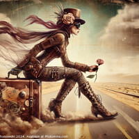 Buy canvas prints of Steampunk Lady by Silvio Schoisswohl