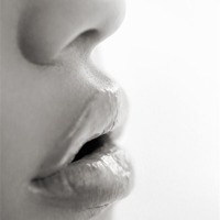 Buy canvas prints of sensual lips by Silvio Schoisswohl