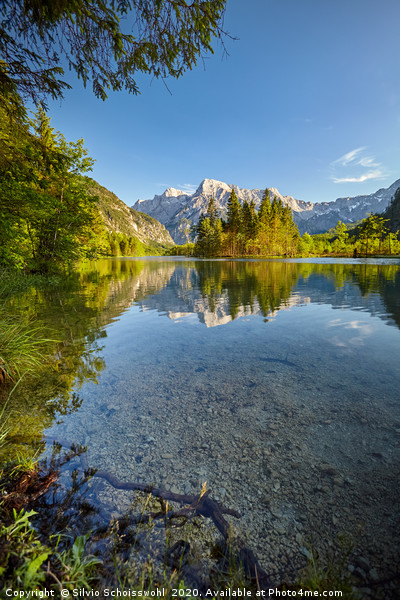 Lovely Mountain Lake    Picture Board by Silvio Schoisswohl