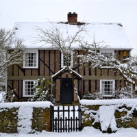 Buy canvas prints of Winter Home by Adam Goddard