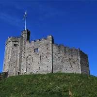 Buy canvas prints of Cardiff Castle by Hayley Dew