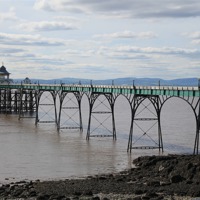 Buy canvas prints of Clevedon Pier by Hayley Dew