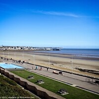 Buy canvas prints of Serenity of Bridlington Beach by P D