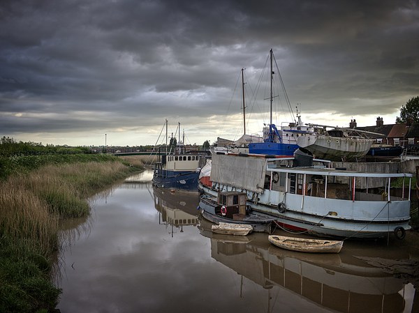 Majestic Boats in Barton Haven Picture Board by P D