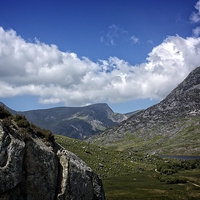 Buy canvas prints of Majestic Snowdonia by P D