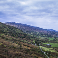 Buy canvas prints of Majestic Snowdonia Mountains by P D