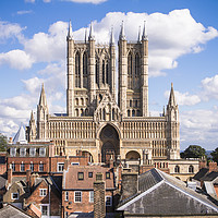 Buy canvas prints of Unveiling the Magnificence of Lincoln Cathedral by P D