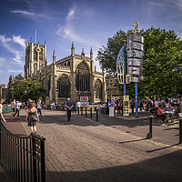 Buy canvas prints of Majestic Hull Minster by P D